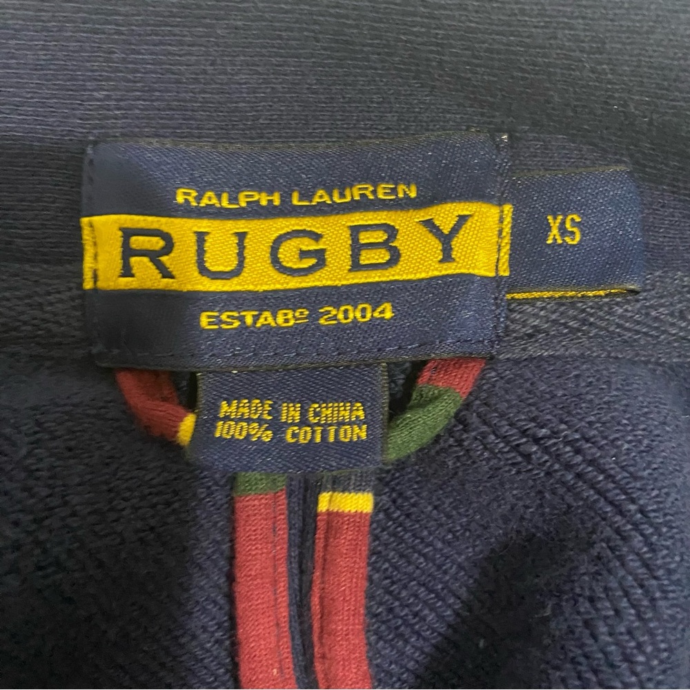 Rugby Ralph Lauren men’s navy jersey/sweatshirt blazer, XS - Picture 8 of 11